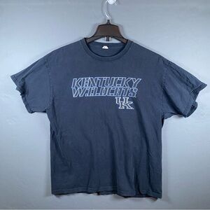 Vintage Kentucky Wildcats Basketball Print T-Shirt UK Jerzees No Size Tag